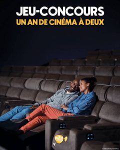 1 CinéPass Duo d'un an (cinéma illimité) pour 2 personnes