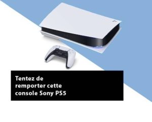 1 console de jeux PS5
