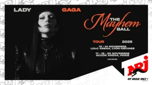 1 lot de 2 places pour le concert de Lady Gaga le 17 novembre à Paris (75)