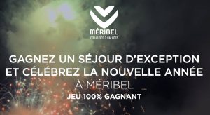 1 séjour d'une semaine au ski pour 4 personnes à Méribel (forfaits 3 Vallées inclus) valeur 6 100 €