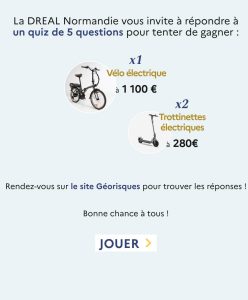 1 vélo électrique Décathlon valeur 1 100 €