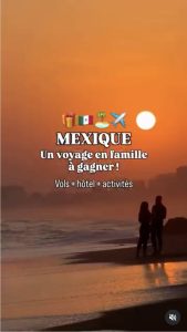 1 voyage au Mexique inluant 1 excursion à Chichén Itzá et 1 journée en catamaran vers Isla Mujeres (+ 3 dîners pour 2) valeur 4 500 €