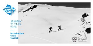1 week-end d'initiation au ski de randonnée du 23 au 25 janvier à Chamonix + 1 paire de gants Millet