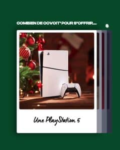 1 Playstation 5 valeur 500 €