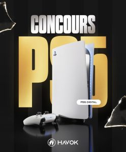 1 PlayStation 5 édition digitale valeur 499 €