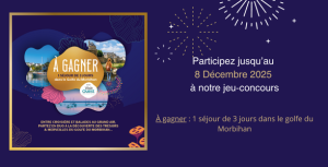 1 séjour pour 2 personnes dans le golfe du Morbihan (56) valeur 950 €