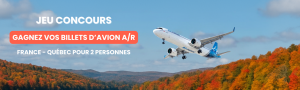 2 x 2 vols A/R Air Transat à destination du Québec valeur 700 €