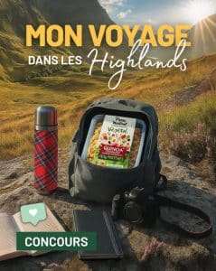 1 voyage pour 2 personnes dans les Highlands en Ecosse valeur 1 000 €