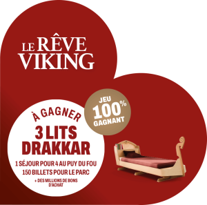 3 lits Drakkar valeur 5 500 €