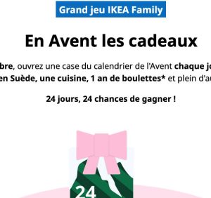 1 carte cadeau voyage en Suède pour 2 personnes valeur 3 000 €