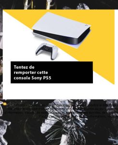 1 console de jeux PS5