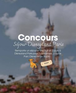 1 séjour pour 2 personnes à Disneyland Paris
