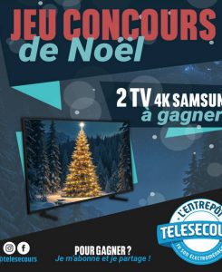 2 TV 4K Samsung valeur 550 €