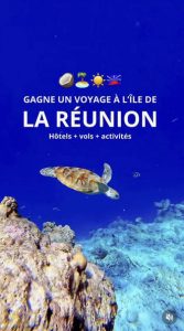 1 voyage pour 2 personnes à La Réunion en hôtel 3* avec 2 activités (au départ de Paris)