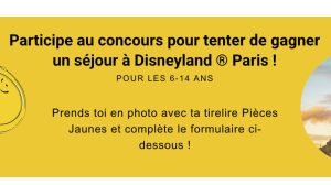 9 séjours de 2 jours pour 4 personnes à Disneyland Paris valeur 1 300 €