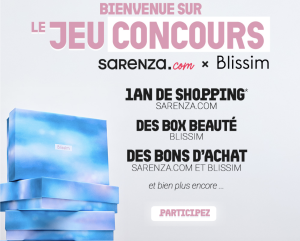 jeu concours Sarenza Blissim
