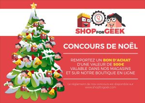1 bon d'achat "ShopForGeek" de 500 euros