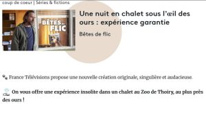 1 séjour pour 4 personnes dans le chalet des ours au Zoo de Thoiry (78)
