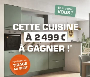 1 cuisine Amanda (hors livraison et pose) valeur 2 499 €
