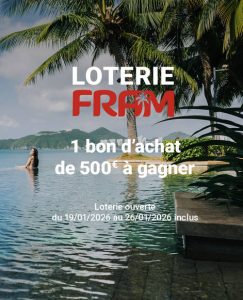 1 bon voyage "Fram" de 500 euros
