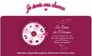 1 ebox "Séjour idyllique en amoureux valeur 150 €