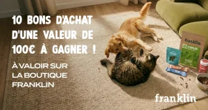 10 bons d'achat d'une valeur de 100 € à valoir sur la boutique Franklin !