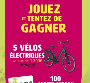 5 vélos électriques Ville E Urban 26" valeur 1 300 €