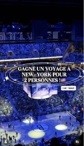 1 voyage pour 2 personnes à New York valeur 2 500 €