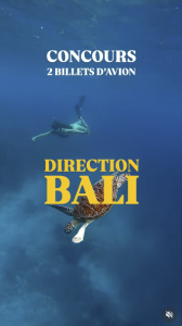 2 billets d’avion pour Bali 🗺️ + un itinéraire sur mesure