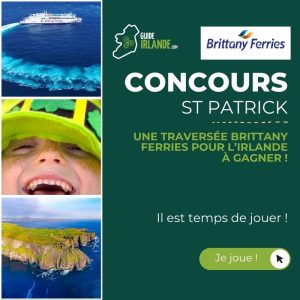 1 trajet aller-retour* en ferry avec votre voiture vers l’Irlande valeur 500€
