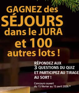 1 semaine en appartement 4 pers. 3* dans la station des Rousses (JURA) et une visite VIP du Fort des Rousses valeur 900 €