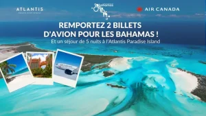 1 voyage de 5 nuits pour 2 personnes aux Bahamas valeur 5 404 €