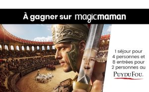 1 séjour pour 4 personnes au Puy du Fou valeur 826 €