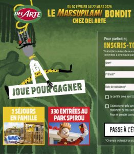 2 séjours pour 2 adultes et 2 enfants au Parc Spirou valeur 1 000 €