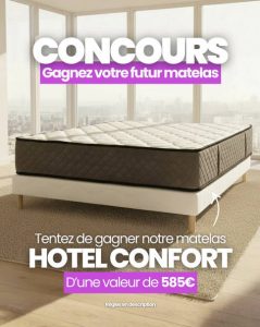 1 matelas Hotel Confort valeur 585 €