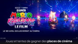 20 places de cinéma pour le film "Super Mario Galaxy"