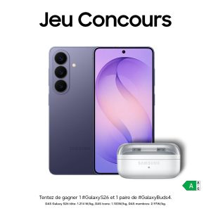 1 Galaxy S26 & une paire de Galaxy Buds4 valeur 1 378 €