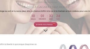 1 bon d'achat "Mood" de 500 euros