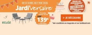 1 carte cadeau Jardiland de 1 500 €