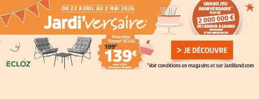 1 carte cadeau Jardiland de 1 500 €