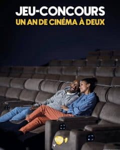 1 cinéPass duo d'un an de cinéma illimité dans les cinémas Pathé