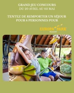 1 séjour de 2 jours pour 4 personnes au parc Europa-Park en Allemagne