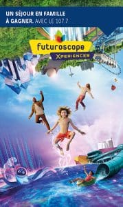 1 séjour de 2 jours pour 4 personnes au parc du Futuroscope