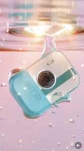 1 appareil photo waterproof pour enfants