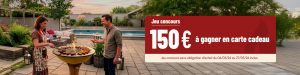 1 bon d'achat "Brasero" de 150 euros