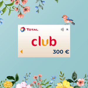 1 carte carburant de 300 euros
