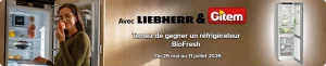 1 réfrigérateur combiné Liebherr BioFresh de 1 149 €