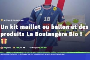1 maillot des Bleues + 1 panier garni "La Boulangère Bio"