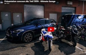 1 voiture BMW X2 + 1 remorque fermée + 3 motos (cross et route) + des accessoires pour le motocross
