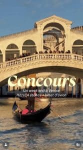 1 week-end de 2 nuits pour 2 à Venise incluant vols, dîner et balade en gondole